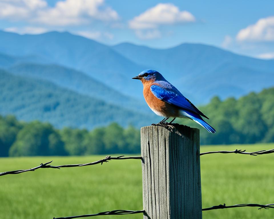 Eastern Bluebird in Cades Cove – A Stunning Birding Experience in the Smokies