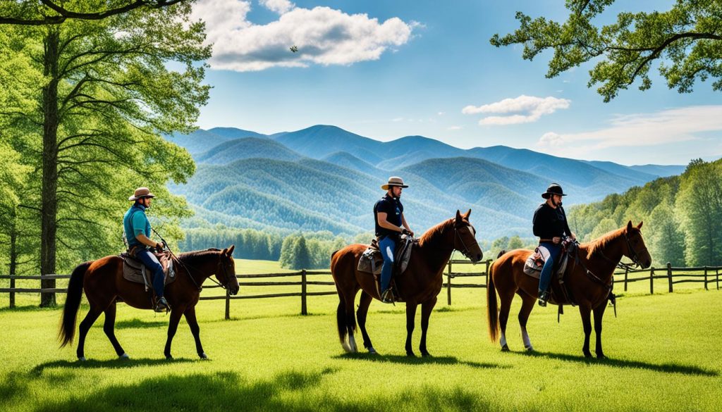 Cades Cove horseback riding packages