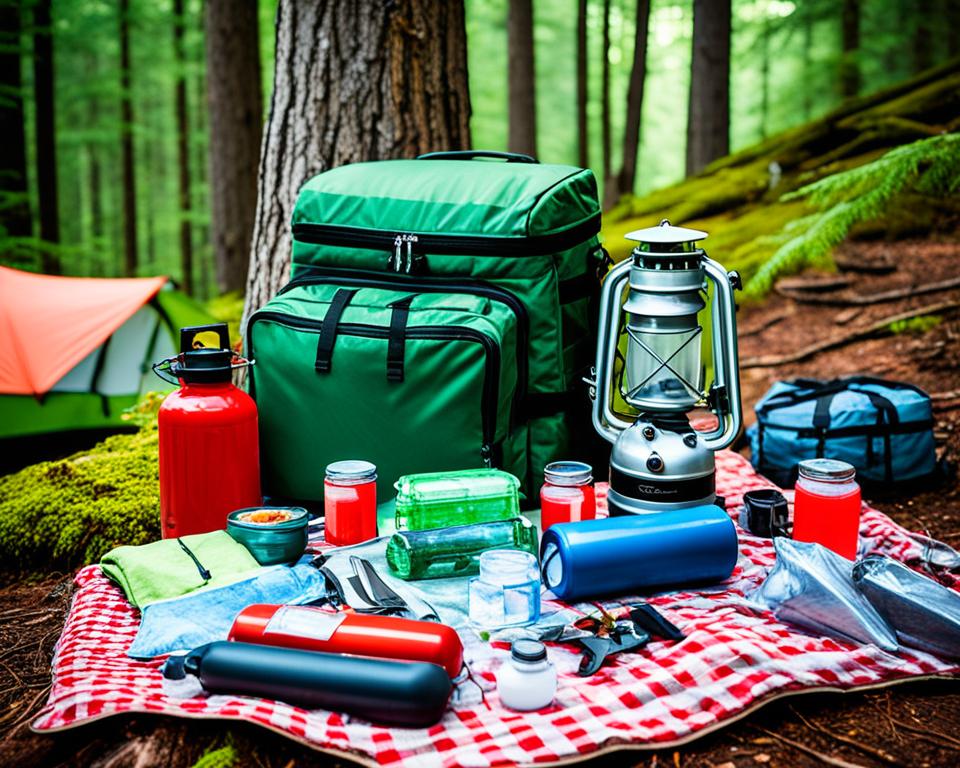 Groceries and Camping Supplies