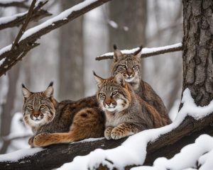 bobcats in winter