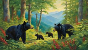 lack Bears Smoky Mountains